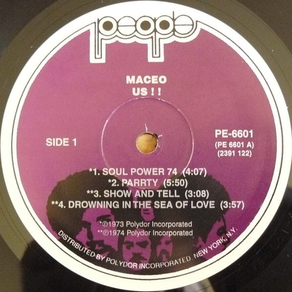 Maceo & The Macks : US (LP, Album, RE)
