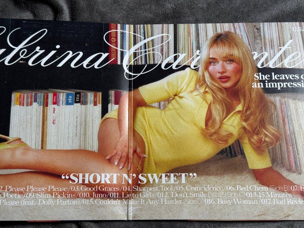 Sabrina Carpenter : Short N' Sweet (Deluxe) (2xLP, Album, Dlx, RP, Blu)