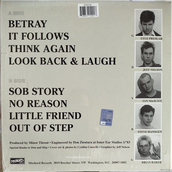 Minor Threat : Out Of Step (12", EP, RE, RM)