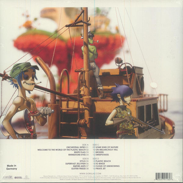 Gorillaz : Plastic Beach (2xLP, Album)