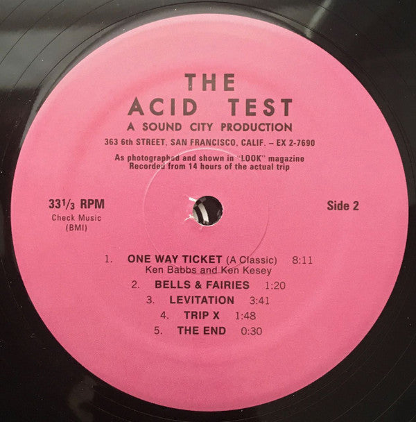 Ken Kesey : The Acid Test (LP, Album, RSD, Ltd, RE)