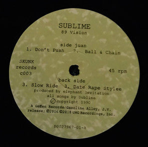 Sublime (2) : 89 Vision (10", RSD, Ltd, M/Print, RE)