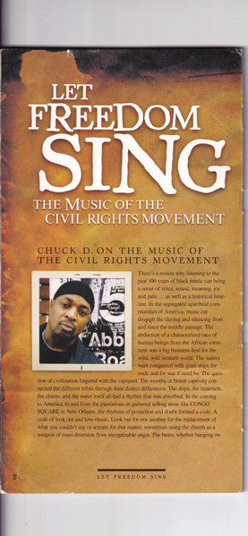 Various : Let Freedom Sing (The Music Of The Civil Rights Movement) (3xCD, Comp + Box)