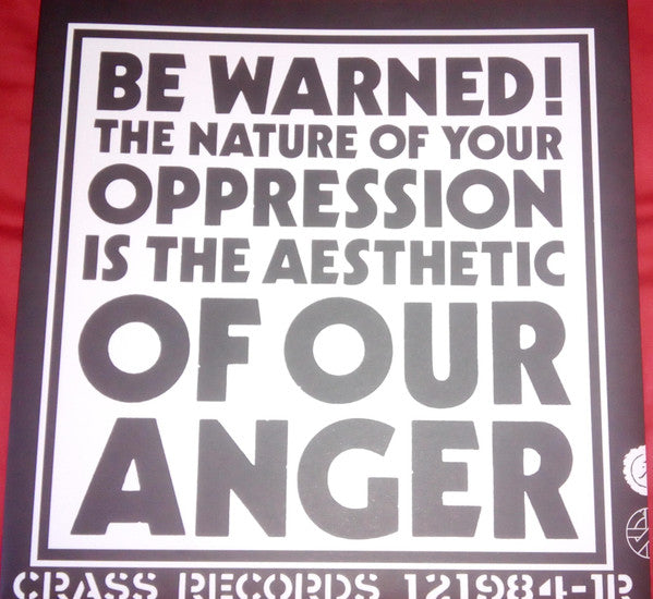 Crass : Yes Sir, I Will. (LP, Album, RE, RM)