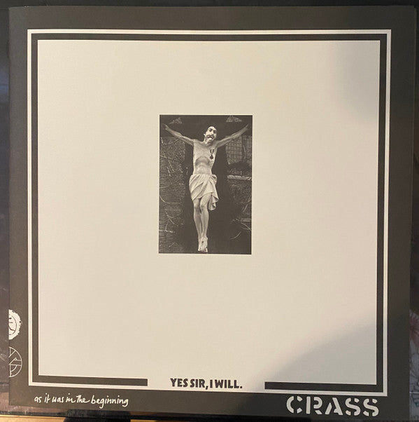 Crass : Yes Sir, I Will. (LP, Album, RE, RM)