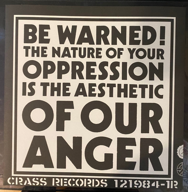 Crass : Yes Sir, I Will. (LP, Album, RE, RM)