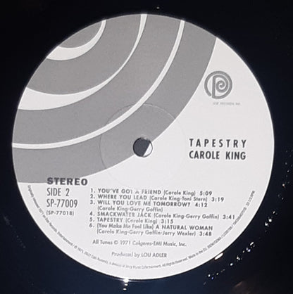 Carole King : Tapestry (LP, Album, RE, Gat)