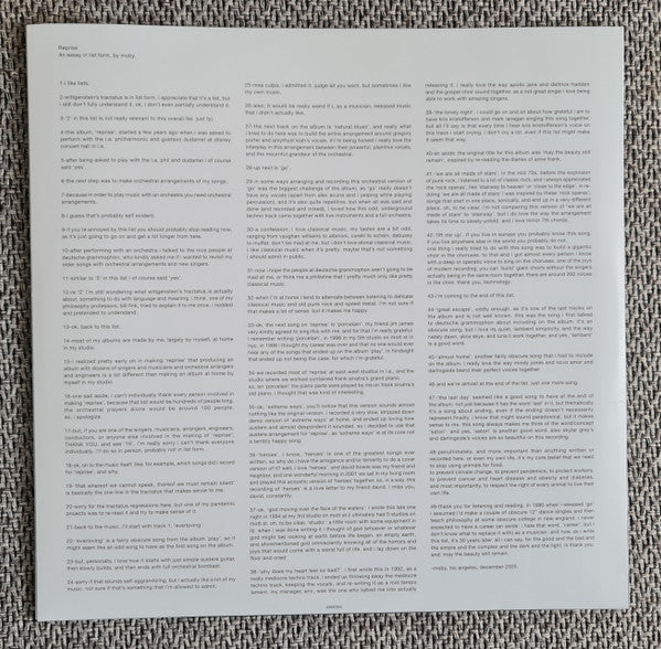 Moby : Reprise (2xLP, Album, Cry)