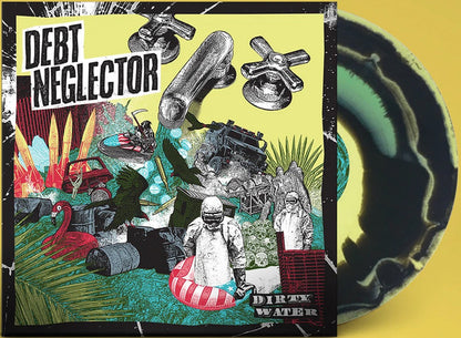 Debt Neglector : Dirty Water (LP, Album, Yel)