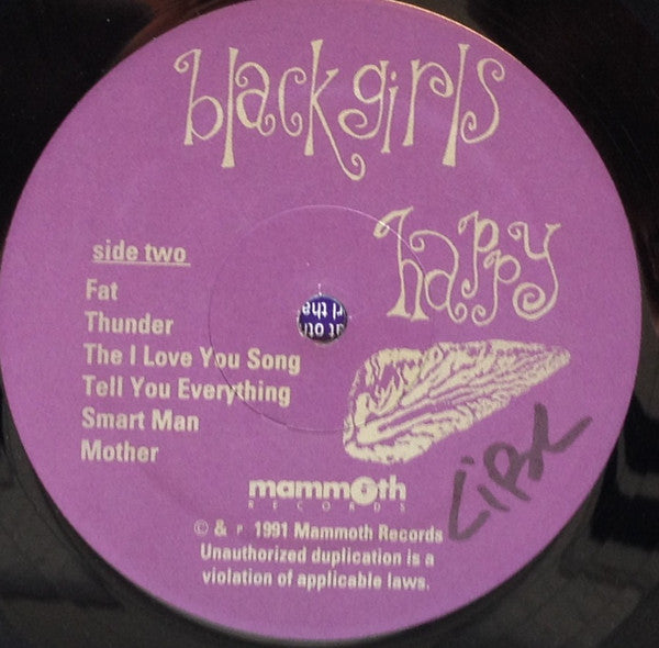 Blackgirls : Happy (LP, Album)