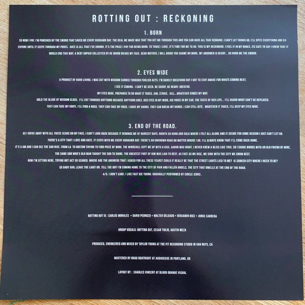 Rotting Out : Reckoning (12", S/Sided, EP, RP, Swa)