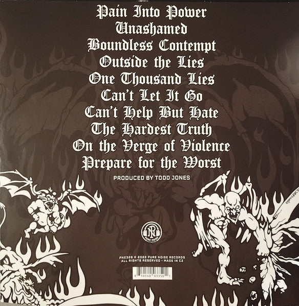 Terror (3) : Pain Into Power (LP, Album, Ltd, Ora)