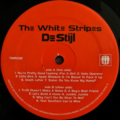 The White Stripes : De Stijl (LP, Album, RE, RM)