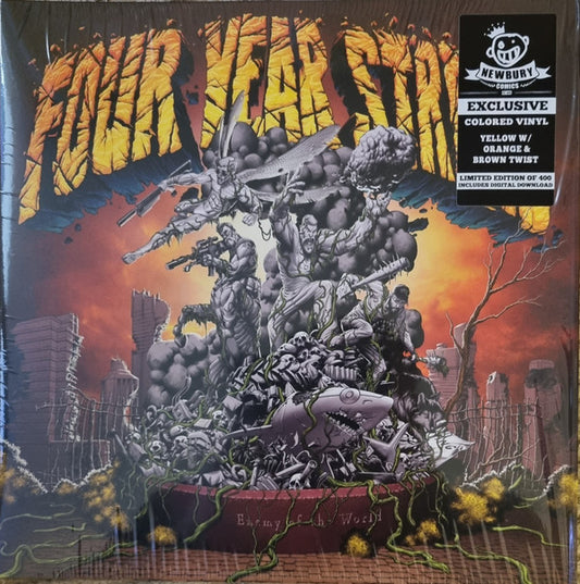 Four Year Strong : Enemy Of The World (LP, Album, Ltd, Yel)