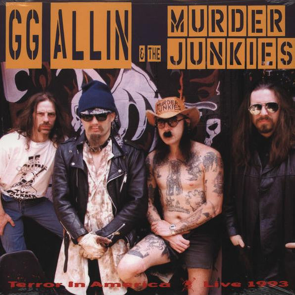 GG Allin & The Murder Junkies : Terror In America (Live 1993) (LP)