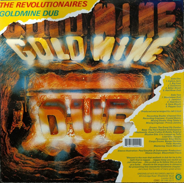 The Revolutionaires* : Goldmine Dub (LP, Album, RE)