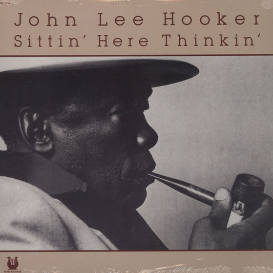 John Lee Hooker : Sittin' Here Thinkin' (LP, Album, RE)