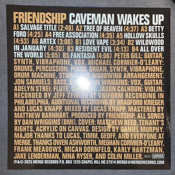 Friendship (2) : Caveman Wakes Up (LP, Album)