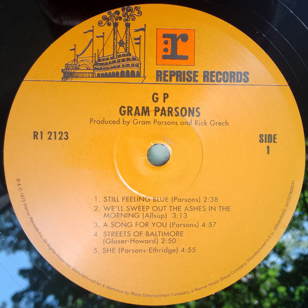 Gram Parsons : GP (LP, Album, RE, 180)