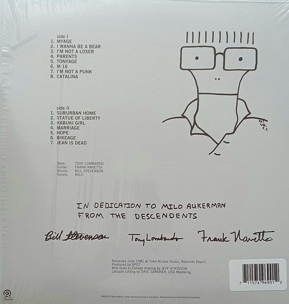 Descendents : Milo Goes To College (LP, Album, Ltd, RE, RM, Oce)