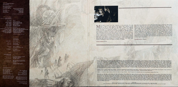 Howard Shore : The Lord Of The Rings: The Fellowship Of The Ring (Original Motion Picture Soundtrack) (2xLP, Album, Ltd, RE, Cle)