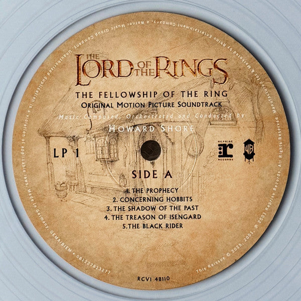 Howard Shore : The Lord Of The Rings: The Fellowship Of The Ring (Original Motion Picture Soundtrack) (2xLP, Album, Ltd, RE, Cle)