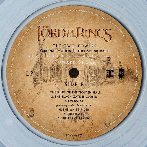 Howard Shore : The Lord Of The Rings: The Two Towers (Original Motion Picture Soundtrack) (2xLP, Album, Ltd, RE, Cle)