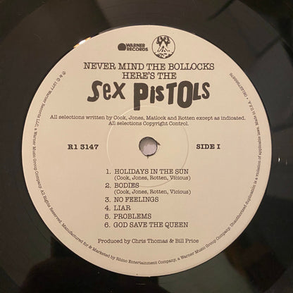 Sex Pistols : Never Mind The Bollocks Here's The Sex Pistols (LP, Album, RE, 180)