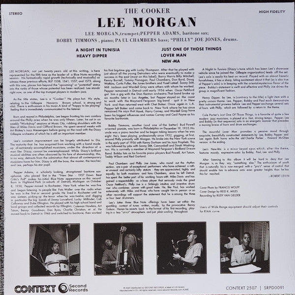 Lee Morgan : The Cooker (LP, Album, RE)