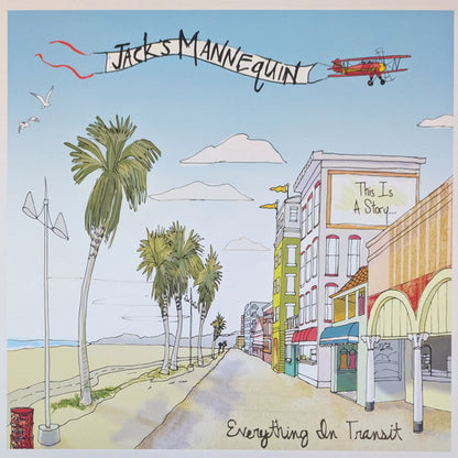 Jack's Mannequin : Everything In Transit (LP, Album, Ltd, RE, Blu)