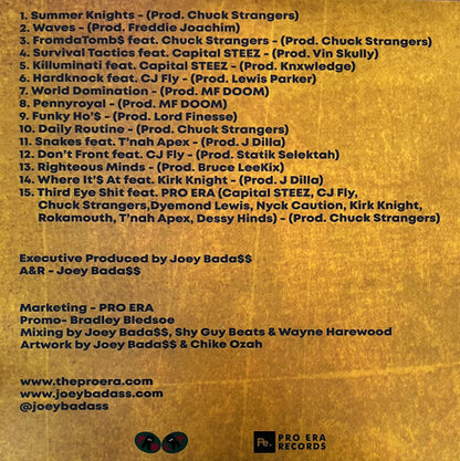 Joey Bada$$ : 1999 (2xLP, Ltd, Mixtape, RE, RP)