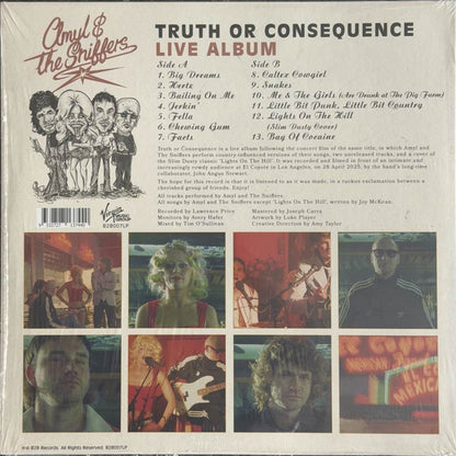 Amyl and The Sniffers :  Truth Or Consequence Live Album (LP, Album)