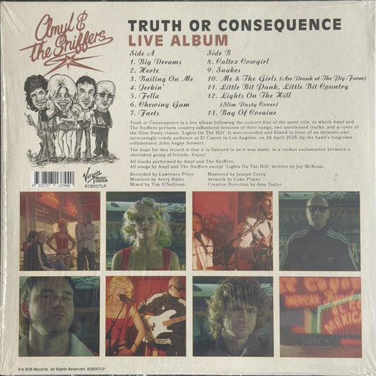 Amyl and The Sniffers :  Truth Or Consequence Live Album (LP, Album)