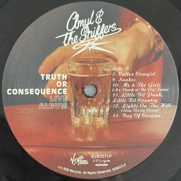 Amyl and The Sniffers :  Truth Or Consequence Live Album (LP, Album)