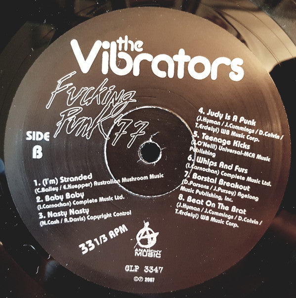 The Vibrators : Fucking Punk '77 (LP, Ltd, 180)