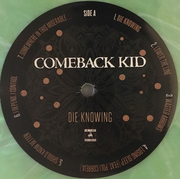 Comeback Kid : Die Knowing (LP, Album, Ltd, Gre)