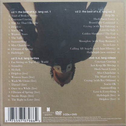 k.d. lang : Recollection (Box, Comp + 3xCD + DVD)